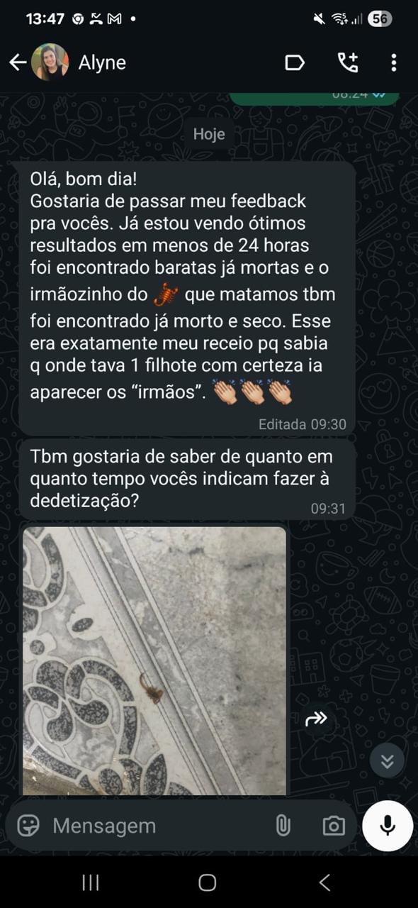 Avaliação cliente 2